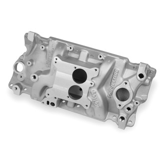 Holley® - Pro-Jection TBI Low Rise Satin EFI Cast Dual Plane Intake Manifold