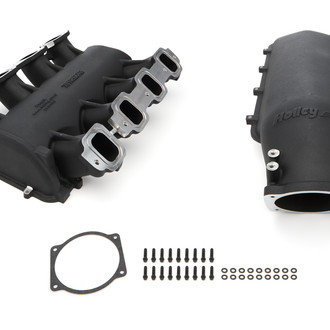 Holley® - Lo-Ram Black EFI Intake Manifold Base