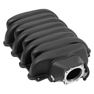 Holley® - Powder Coated Black Low-Profile Intake Manifold