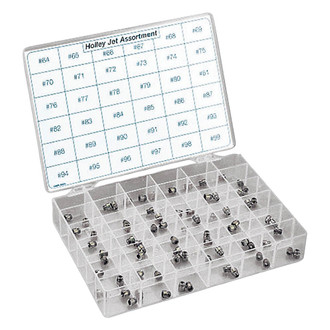 Holley® - Jet Assortment Kit with Case