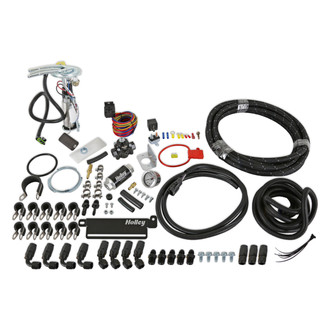 Holley® - EFI Fuel System Kit with Super Stock™ Hose and Metal Fuel Filters