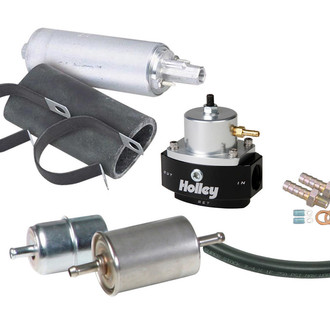 Holley® - EFI Fuel System Kit with Super Stock™ Hose and Metal Fuel Filters
