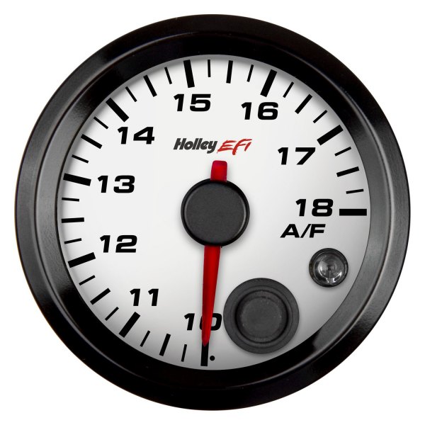 Holley® - EFI Series 2-1/16" CAN Air/Fuel Right Gauge, White