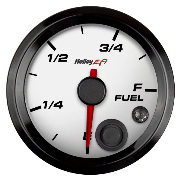 Holley® - EFI Series 2-1/16" Programmable Fuel Level Gauge, White