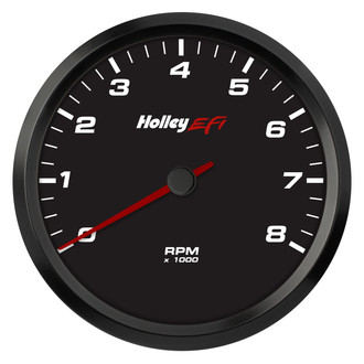 Holley® - EFI Series 4-1/2" CAN Tachometer, Black, 8000 RPM