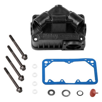 Holley® - Secondary Aluminum Center Hung "V" Bowl Kit