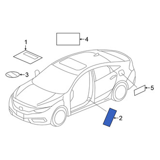 Honda OE - Engine Decal