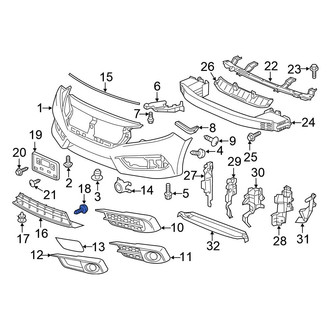 Honda OE - Grille Screw