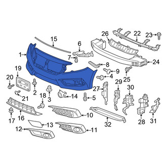 Honda OE - Front Bumper Cover
