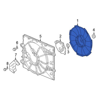 Honda OE - Engine Cooling Fan Blade
