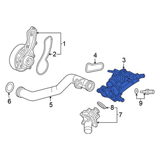 Honda OE - Lower Engine Coolant Thermostat Housing