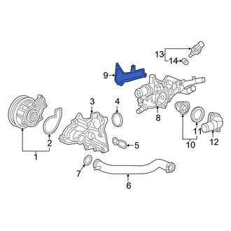 Honda OE - Engine Coolant Thermostat Housing Gasket