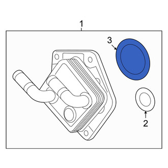 Honda OE - Automatic Transmission Oil Cooler O-Ring