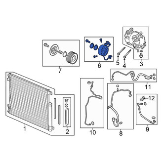 Honda OE - A/C Compressor Clutch Coil