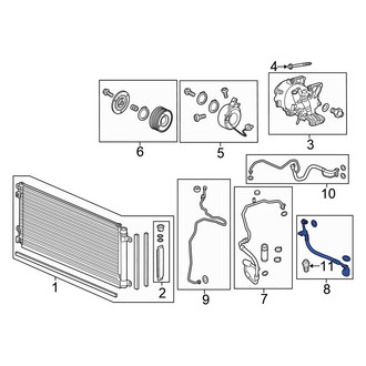 Honda OE - A/C Refrigerant Discharge Hose
