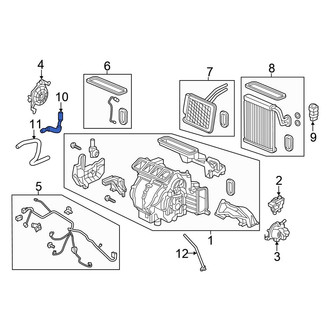 Honda OE - HVAC Heater Hose