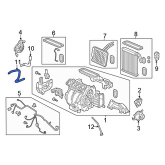 Honda OE - HVAC Heater Hose