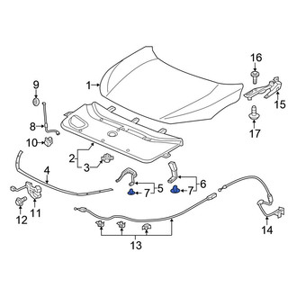 Honda OE - Door Seal Clip