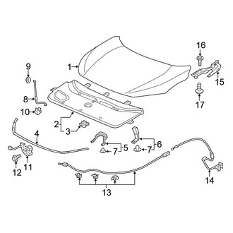 Honda OE - Hood & Components (Coupe / Sedan 1.5L / 2.0L)