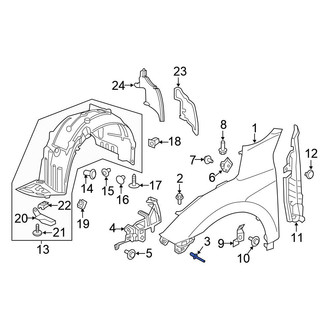Honda OE - Fender Rivet