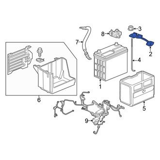 Honda OE - Battery Hold Down