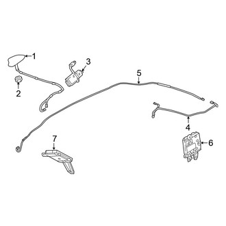 Honda OE - Electrical - Antenna (EX-L / EX-T / Touring Coupe)