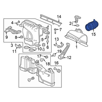 Honda OE - Engine Air Intake Hose
