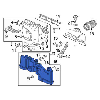 Honda OE - Engine Air Intake Resonator