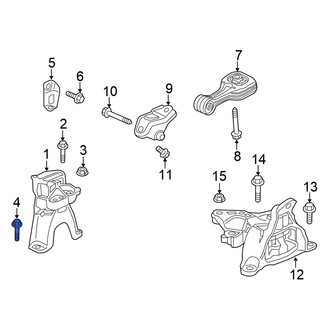 Honda OE - Engine Support Rod Bolt