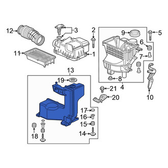 Honda OE - Engine Air Intake Resonator