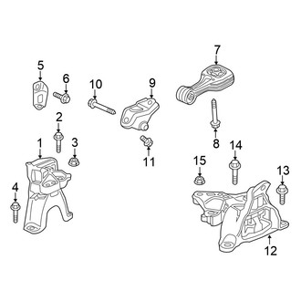 Honda OE - Engine / Transaxle - Engine & Transmission Mounting (1.5L Automatic CVT Tr)