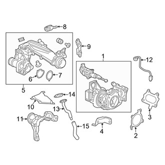 Honda OE - Engine / Transaxle - Turbocharger & Components