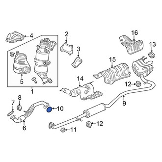 Honda OE - Exhaust Muffler Gasket