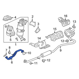 Honda OE - Exhaust Intermediate Pipe