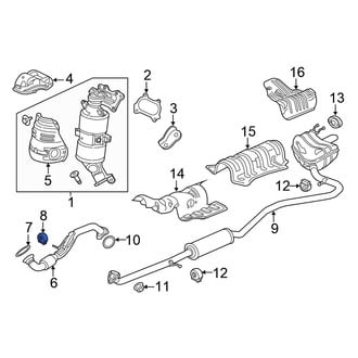 Honda OE - Front Right Exhaust System Hanger