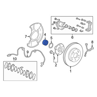 Honda OE - Front Wheel Bearing