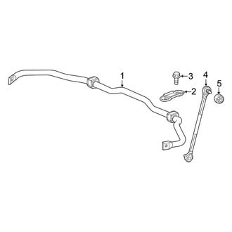 Honda OE - Front Suspension - Stabilizer Bar & Components