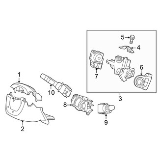 Honda OE - Steering Column - Shroud, Switches & Levers