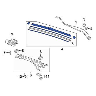 Honda OE - Left Wiper Blade
