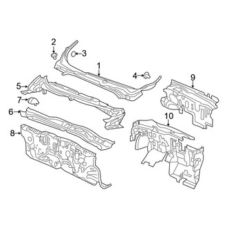 Honda OE - Cowl (EX / EX-L / EX-T / LX / LX-P / Touring)