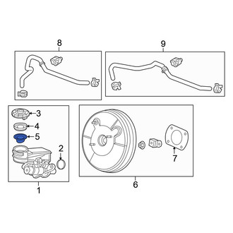 Honda OE - Brake Master Cylinder Reservoir Strainer
