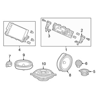 Honda OE - Instrument Panel - Sound System (With Touchscreen)