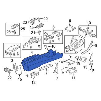 Honda OE - Center Center Console