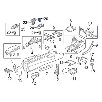 Honda OE - Electronic Parking Brake Control Switch