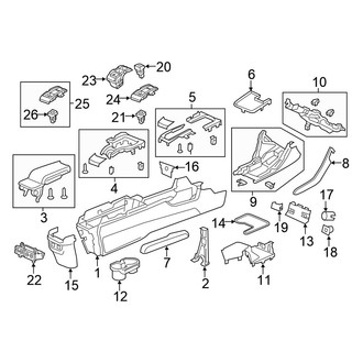 Honda OE - Center Console