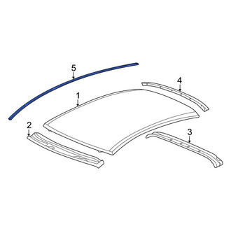 Honda OE - Left Roof Molding