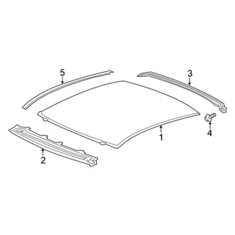 Honda OE - Roof - Exterior Trim (Coupe)