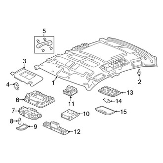 Honda OE - Roof - Interior Trim (Coupe)