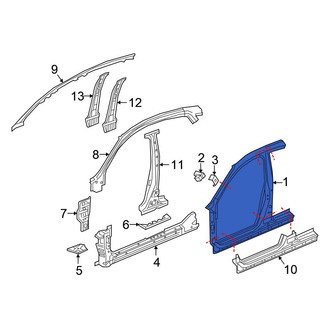 Honda OE - Left Uniside