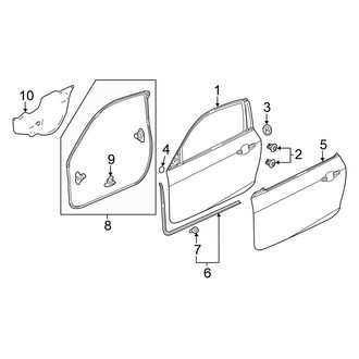 Honda OE - Door & Components (Coupe)